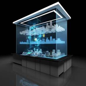 现代沙盘3D模型下载